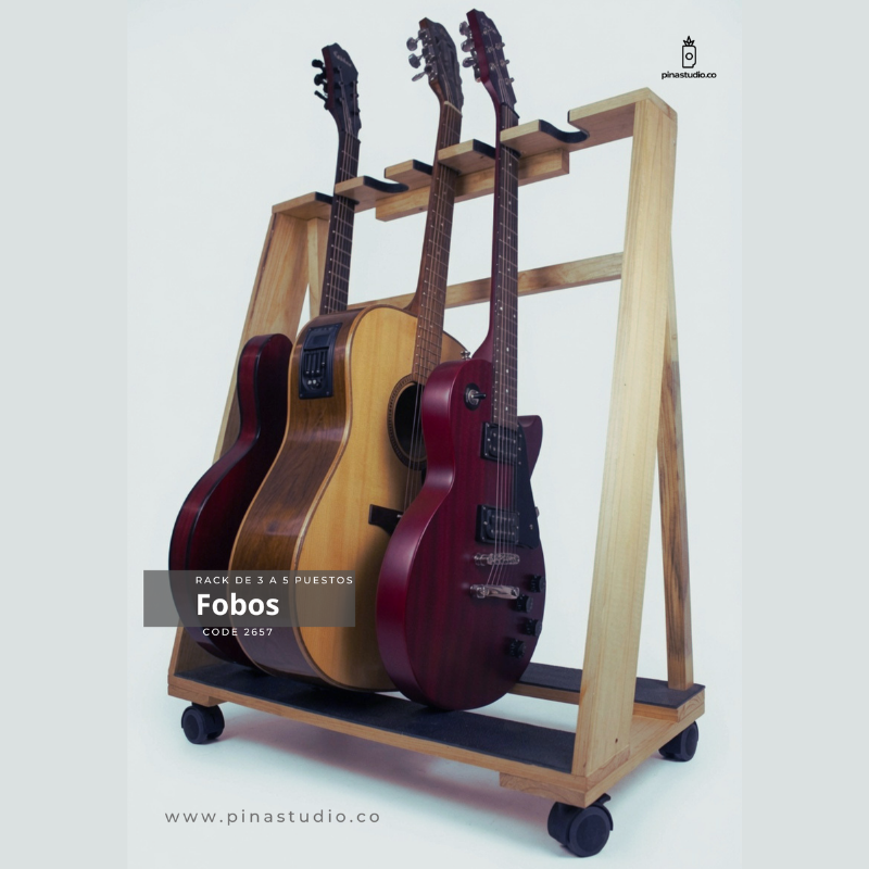 Rack Fobos para guitarras 5 puestos
