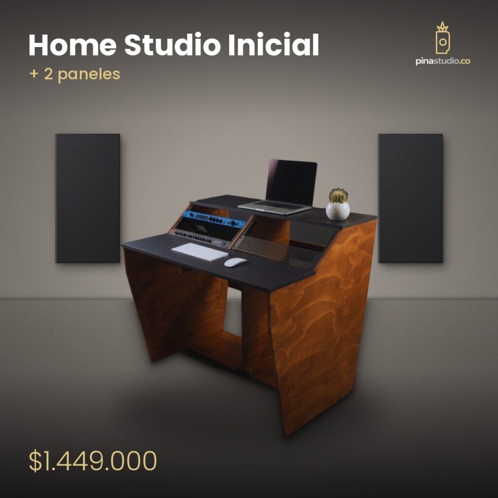 Combos Home Studio Inicial: Desk + 2Paneles Acústicos